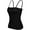Black, variant on Women's Camisole with Built in Bra Adjustable Strap Cotton Square Neck Tank Top