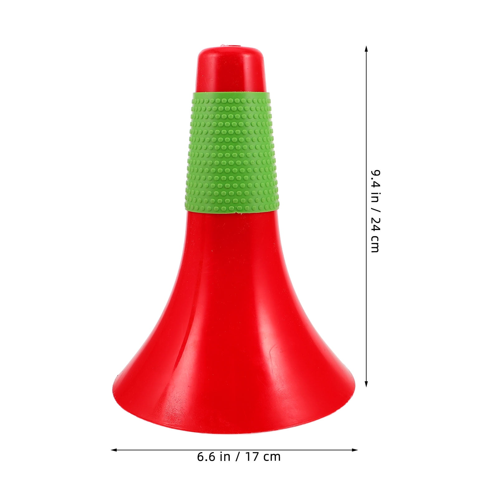 OUNONA 2-Pack Red Football Training Cones for Agility Drills, Sports Practice, Field Markers, Soccer and Football Training