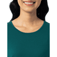 thumbnail image 6 of Fruit of the Loom Women's Beyond Soft Long Sleeve Top & Fleece Bottom Pajama Set, Sizes S-4X, 6 of 9