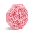 thumbnail image 1 of Face Scrubber Scrubber Scrub® de silicona antimicrobiana rosa, 1 paquete, 1 of 7
