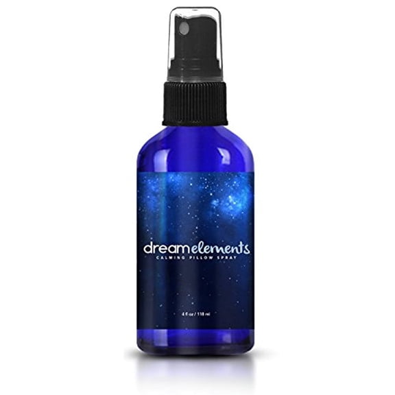 Dream Elements Calming Lavender, Orange, Ylang-Ylang, Chamomile and Vetiver Essential Oil Blend Spray, 4oz