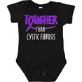 thumbnail image 3 of Inktastic Tougher Than Cystic Fibrosis Boys or Girls Baby Bodysuit, 3 of 5
