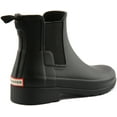 thumbnail image 3 of Hunter Original Women's Refined Slim Fit Vegan Chelsea Boot In Black Size 6, 3 of 6
