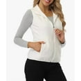 thumbnail image 6 of Women's Vest Outerwear Soft Sleeveless Zip Jackets  Classic Fit with Zip up Pockets, 6 of 7
