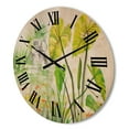 thumbnail image 3 of Designart 'Ancient Lotus Pond' Lake House Wood Wall Clock, 3 of 5