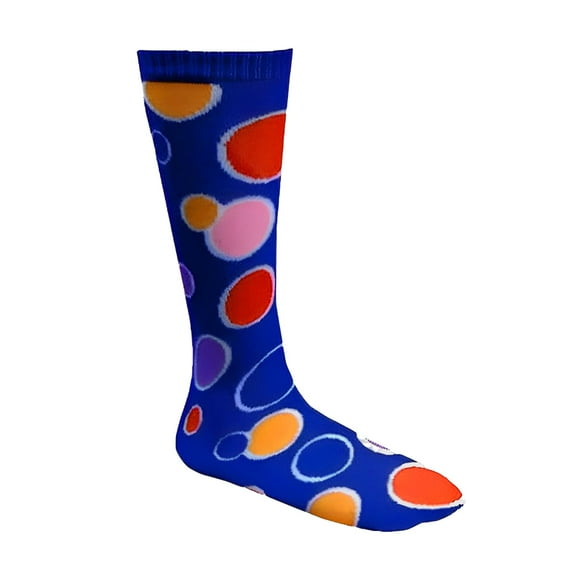 Calcetines hasta la rodilla para disfraz de Dress Up America para niños, lunares azules