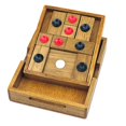 thumbnail image 1 of 1pc Wooden Chess Board Classic Round Dot Chess with Black White Red Dots Educational Kids Toy (Assorted Color), 1 of 3