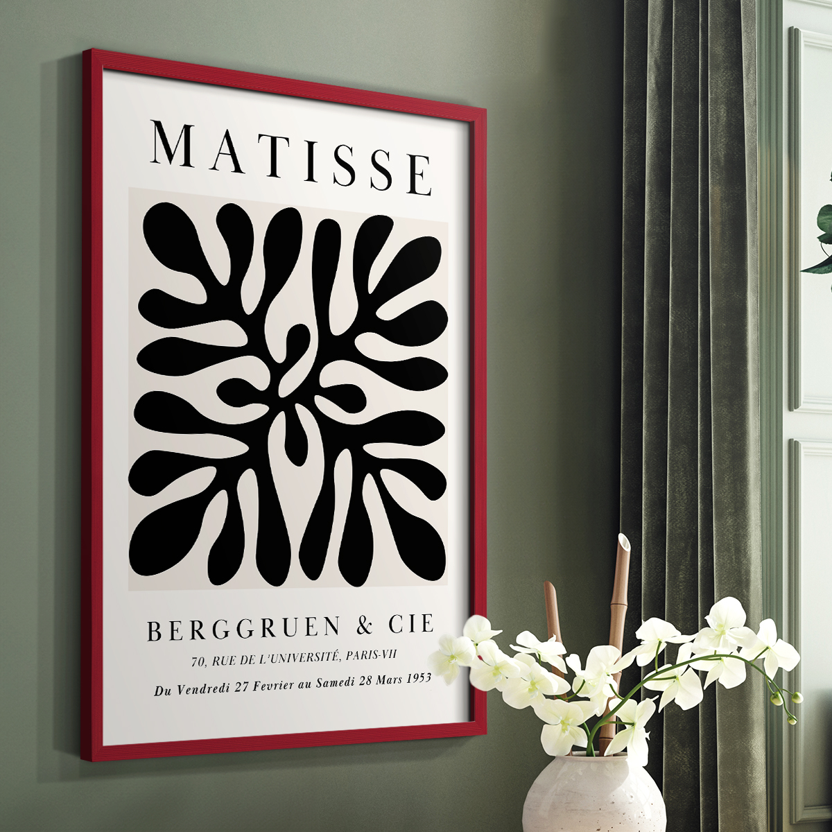 Matisse CCLXVII in Solid Wood 8 x 10 Framed Print