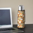 thumbnail image 5 of Camouflage 20oz Stainless Steel Thermal Bottle with Tea Filter and Cup Lid, Vacuum Insulated Coffee Mug with 316L Inner Liner, Leakproof Travel Thermos for Office, Commute & Outdoor, 5 of 6