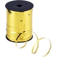 thumbnail image 1 of GFDYREE 3/16 Inch Crimped Curling Ribbon Balloon Ribbon Spool 500 Yard for Balloons or Gift Wrapping (Metallic Gold), 1 of 6