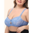thumbnail image 2 of Sujetador de encaje de talla grande para mujer Sujetadores huecos CACAGOO Ropa interior de mujer, 2 of 6