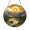 Acrylic 3.5 Inch, variant on Mountain Landscape Ceramic Suncatcher – Stained Glass Style Window Decor