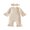 Apricot, variant on Cenuakty Baby Girls Fall Outfits Cute Solid Color Long Sleeve Romper and Headband