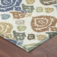 thumbnail image 3 of Addison Rugs Chantille Indoor/Outdoor Transitional Damask Ivory Machine Washable Runner Rug, 2'3" x 7'6", 3 of 8