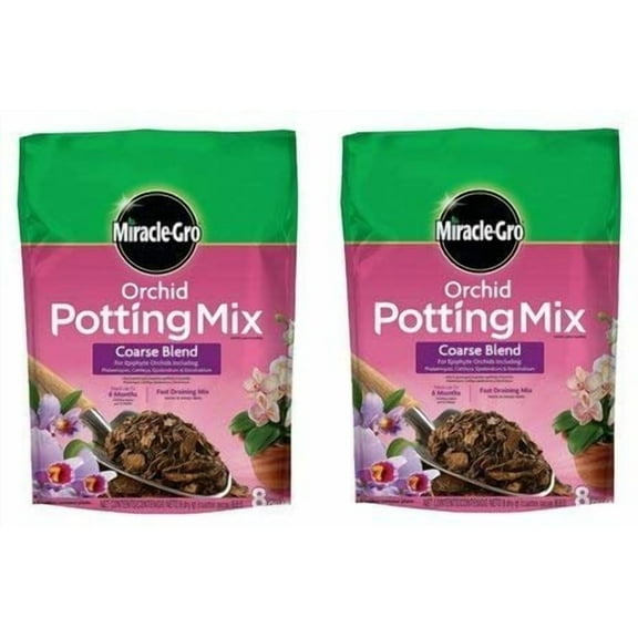 Miracle-Gro Orchid Potting Mix, 8-Quart 2 Pack Currently Ships to Select Northeastern & Midwestern States 2