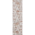 thumbnail image 2 of Yardley Distressed Contemporary Abstract Rust, Gray Indoor Area Rug, 2' x 7', 2 of 6