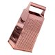 thumbnail image 5 of IDEANATEGRATE Rallador De Acero Inoxidable Para Cocina En Color Oro Rosa Con Mango Antideslizante, 5 of 8