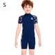 thumbnail image 2 of Buceo vela chico traje de neopreno corto niños traje de baño manga corta pantalones de una sola piezas redondo cuello snorkel traje de baño para surfear natación buceo azul marino s Methold OD003669-05, 2 of 7