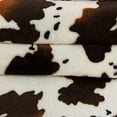 thumbnail image 6 of Cow Print Throw Blanket, Super Soft Flannel Cozy Cow Blankets for Adults, Lightweight Fuzzy Cow Blankets for Couch Sofa Bed Office, Throw Size Warm Plush Blankets for All Season 60"x50", Black Brown, 6 of 6