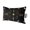 Black, variant on Mystic Night Sky Outdoor Pillows for Chaise Lounge Chair Waterproof Lumbar Pillows with Insert&Adjustable Elastic Strap Beach Headrest Pillow Golden Sun Moon Stars Butterfly Neck Pool Pillow 12"x20"