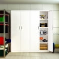 thumbnail image 6 of CJF 72-Inch Tall Metal Garage Cabinet with 4 Adjustable Shelves, White, 1 Count., 6 of 10
