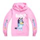thumbnail image 1 of Bluey Kids Niños Niñas Sudadera con Capucha Informal Sudadera con Capucha Jersey Tops-Rosa-160cm Sailing Electrónica, 1 of 3