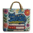 thumbnail image 2 of BotaniNest Quilted Tote Lightweight Travel Purse Shoulder Tote For Shopping Grocery & Beach Horizontal Version Vertical Version (4 Styles), 2 of 4