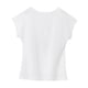 thumbnail image 4 of Camiseta para mujer, camiseta básica, corte regular, camiseta de cuello redondo para mujer que camina por la calle L, 4 of 8