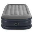 thumbnail image 3 of Intex: Dura-Beam: Plus Deluxe Pillow Rest Airbed - Twin - 16.5" Inflatable Air Mattress, Built-In Pump, Fiber-Tech, Carry Bag, 300lb Cap, 64131ED, 3 of 16