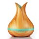 thumbnail image 1 of Humidificador humidificador de grano de madera, máquina de incienso, gran cantidad de niebla, silencioso, apagado automático, humidificador antisecado (grano de madera claro) ER, 1 of 5