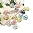 thumbnail image 4 of AcriJoy Rhinestone Flower Nepal Beads DIY Jewelry Making Spacer Beads 10 Count, 4 of 9