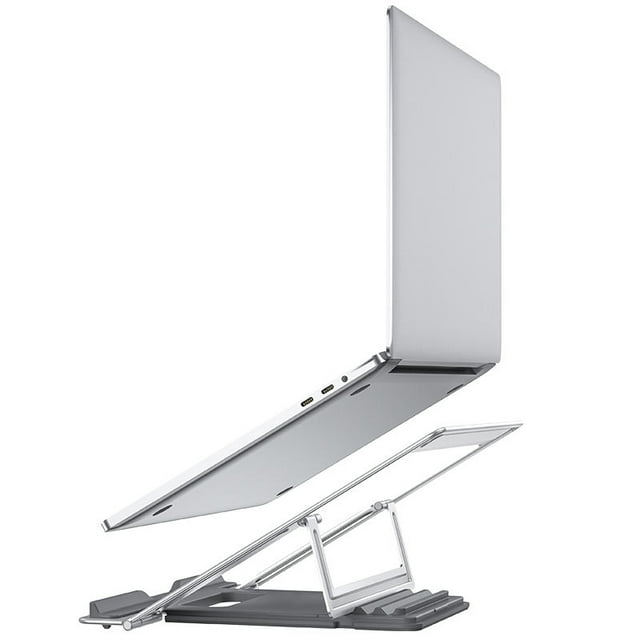 Support Pliant Ajustable en Alliage d'Aluminium pour Ordinateur Portable de Bureau pour iPad / Tablette / Ordinateur Portable / Notebook