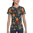 thumbnail image 4 of Honeii Autumn with Pumpkins Print Kids Boy T-Shirt,Breathable Round Neck Tee,Stylish Summer Tee for Boys, for Outdoor Activities and Casual Wear, 4 of 7