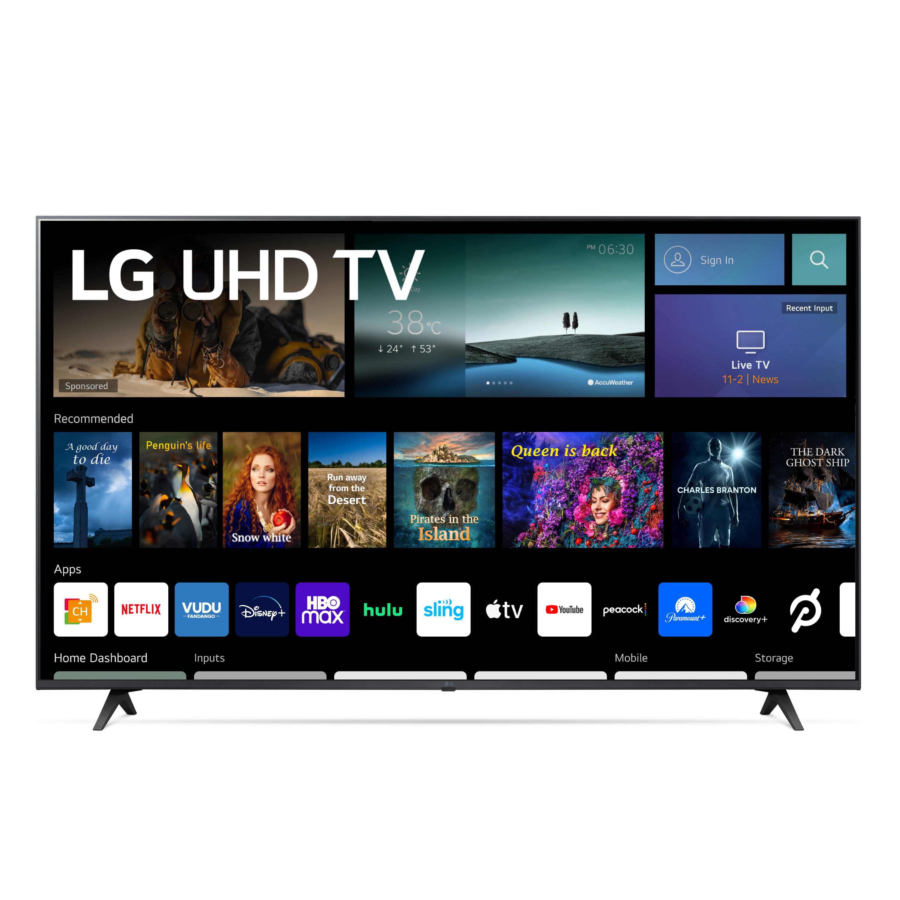 LG 50” 4K UHD Smart TV 2160p webOS, 50UQ7070ZUE - image 9 of 15