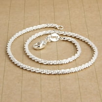 LAMIRO Sterling Silver Anklets Initial Anklets for Women Silver Bling Heart Anklets Matching Couple Anklets Boyfriend and Girlfriend Sexy Women Hemp Ankle Chain Anklet Bracelet Foot Jewelry Sandal