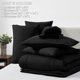 thumbnail image 5 of Juego de edredón CozyLux para cama de tamaño completo en una bolsa, 7 piezas, negro, 5 of 7
