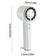 thumbnail image 3 of Ventilador de Mano Refrigerado, Recargable Por Usb, Mini Enfriador Personal | Motor Sin Escobillas, Funcionamiento Silencioso | Ventilador de Escritorio con Clip Ajustable 360° para Exteriores, Coche, 3 of 6