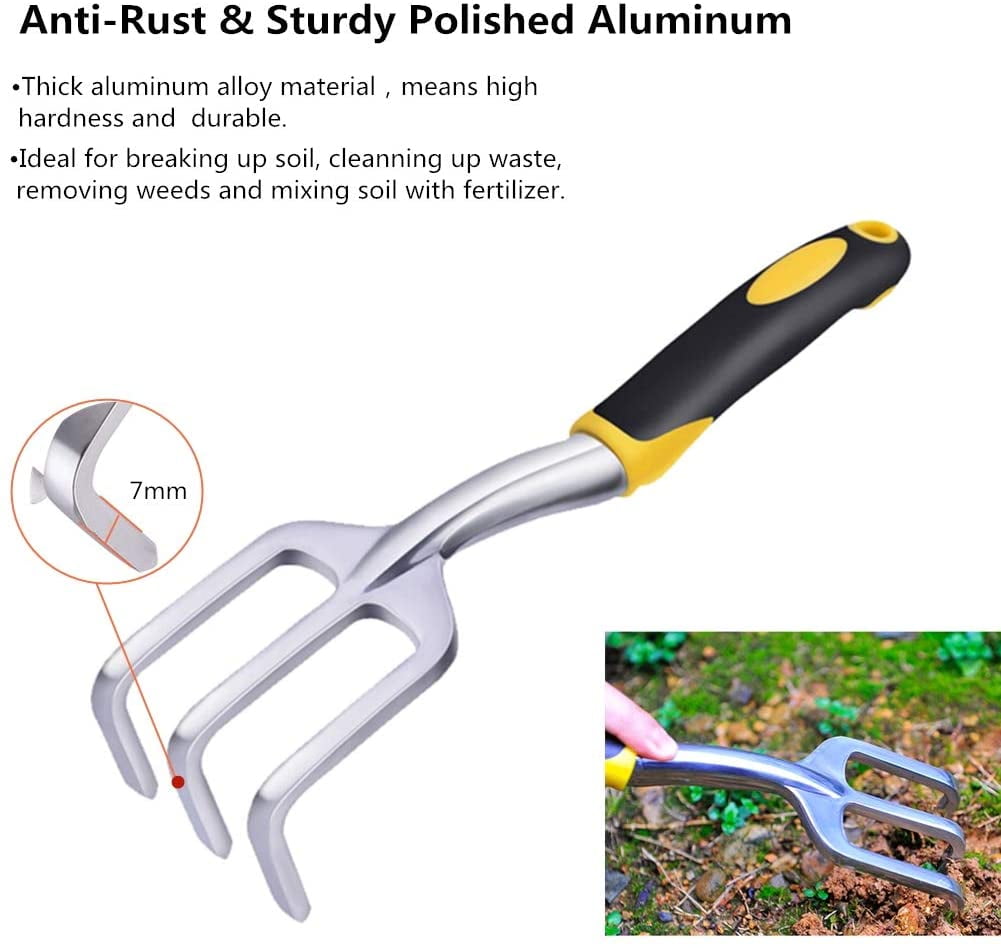 Buy Garden Tool Set 3 Piece Aluminum Heavy Duty Gardening Hand Tools