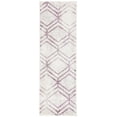 thumbnail image 2 of SAFAVIEH Adirondack Bailey Geometric Runner Rug, Ivory/Plum, 2'6" x 10', 2 of 11