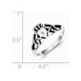 thumbnail image 2 of Ladies Antiqued Claddagh Ring in Sterling Silver, 2 of 4