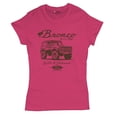 thumbnail image 5 of Ford Bronco Wild and Untamed Since 1966 T-Shirt Vintage Off-Road 4x4 Adventure Retro Truck Licensed Women's Tee, 5 of 7
