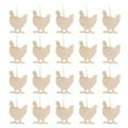 thumbnail image 1 of 20 sets DIY Pascua Chips de madera Decoraciones de pollo Graffiti Chips Festival Colgando Decoraciones, 1 of 5