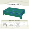 thumbnail image 6 of Rectangle Table Cloth, Scottish Clan Irvine Irwin Tartan Plaid Resistant Washable Tablecloth Decorative Table Cover for Dining, Indoor and Outdoor, 6 of 6