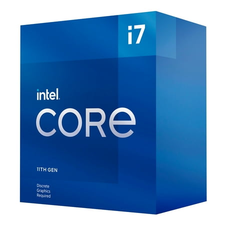 Intel Core i7-11700F Desktop Processor 8 Cores up to 4.9 GHz LGA1200 (Intel 500 Series chipset) 65W