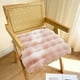 thumbnail image 5 of Almohadilla para asiento | Cojín grueso, suave y antideslizante para silla de oficina, estudiante, hogar, comedor, cocina, banco, taburete | Poliéster transpirable y cálido | 40x40 cm, 5 of 8
