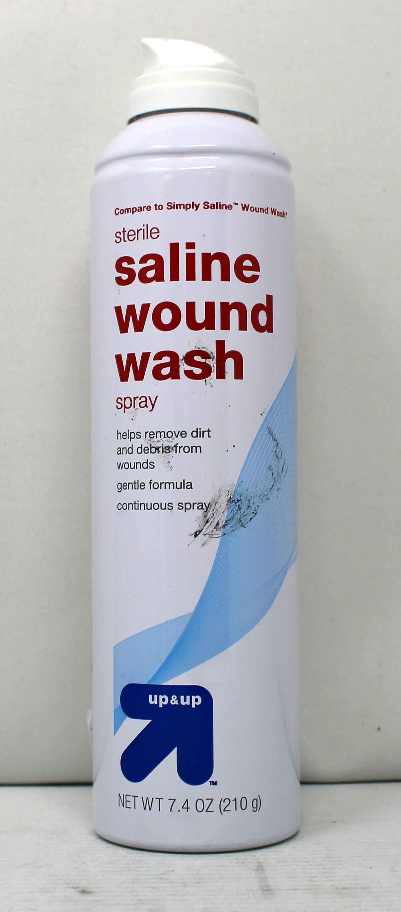 Up & Up Sterile Saline Wound Wash Spray 7.4 Ounces