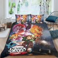 thumbnail image 2 of Tren Mugen Conjunto de sábanas temático, trío de piezas, cómodo y amigable con la piel, diseño único, regalo de decoración para el hogar para familiares, amigos y fans,140cm *210cm, 2 of 6