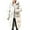White, variant on Fashion Winter Warm Hooded Coats for Womens Plus Size Long Sleeved Solid Color Hooded Jacket With Pockets