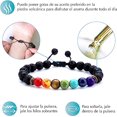 thumbnail image 2 of Pulseras para hombre y mujer Pulseras de roca volcánica Perfectas para yoga, meditación y relajación. Pulsera de lava Xishao Accesorios, 2 of 4