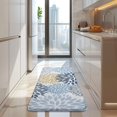 thumbnail image 4 of Blue Floral and Petal Pattern Kitchen Rug Mat,Kitchen Runner Rugs Non Skid Washable,Decorative Kitchen Floor Mats for Kitchen,Sink,Laundry,17"x47.2", 4 of 7